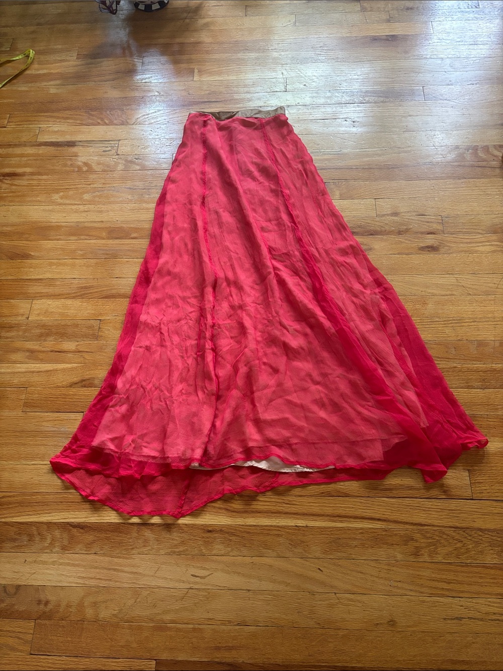 Korovillas 100% Silk Tomato Hailley Skirt